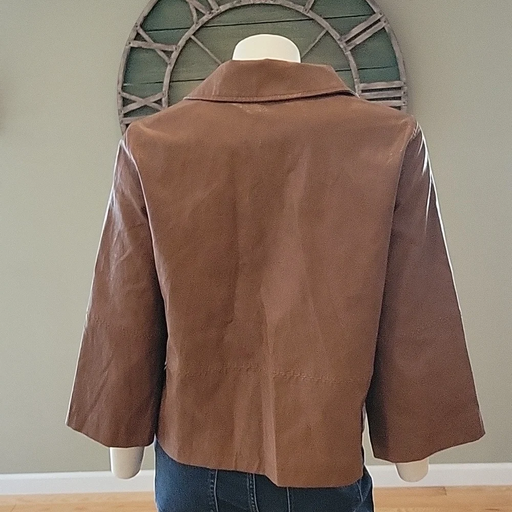 Anthropologie Hayden Faux Leather Jacket. - Picture 9 of 16